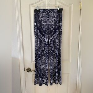 INC International Concepts Stylish Navy and White Patterned Pants